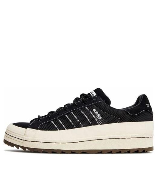 Adidas Black X Clot X Neighborhood Superstar 'Carbon' for men