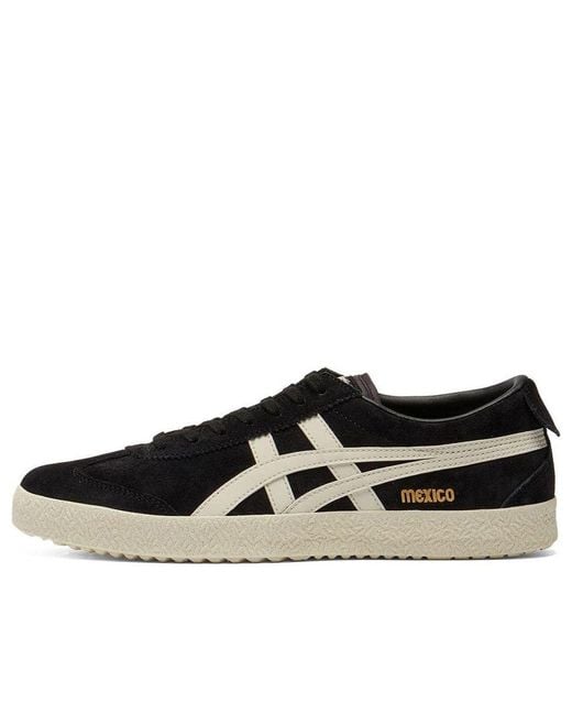 靴 MEXICO 66 DELEGATION BLACK/CREAM Onitsuka Tiger Mexico 66 Delegation Cream' in Black for Men