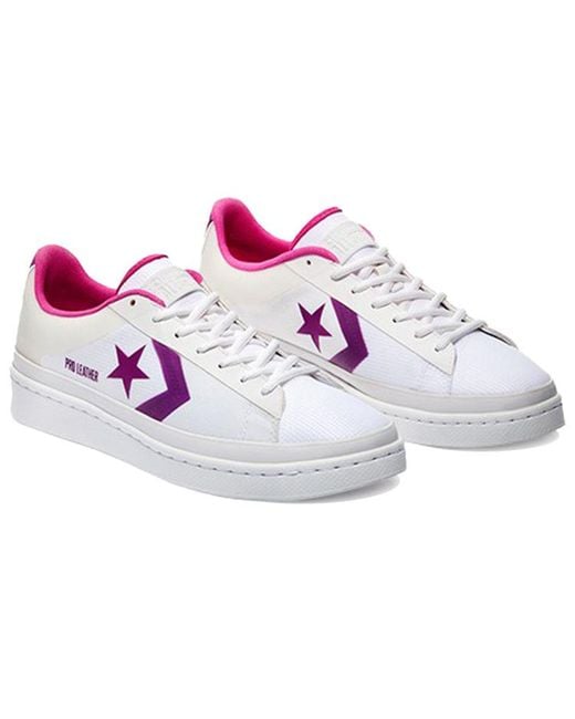 Converse White Pro Leather Mid 'raise Your Game' for men