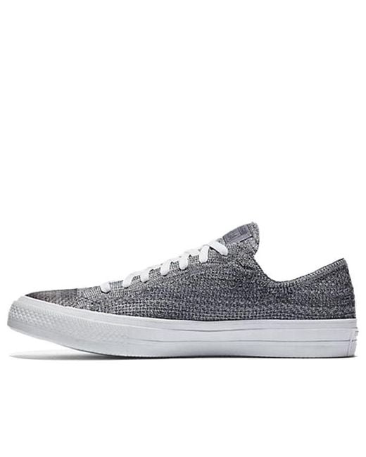 Converse Blue Nike X Chuck Taylor All Star Flyknit Low 'Light Carbon' for men