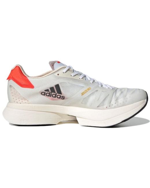 Adidas White Adizero Adios Pro 2 'Solar' for men