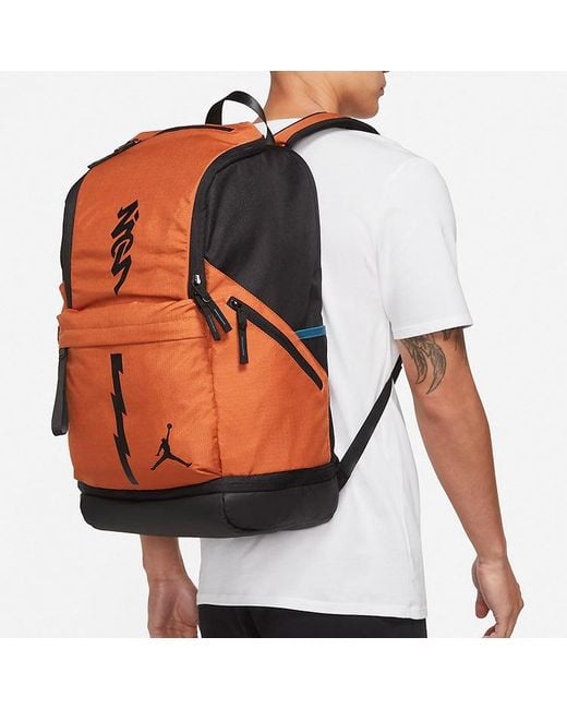 Nike Orange Zion Backpack for men