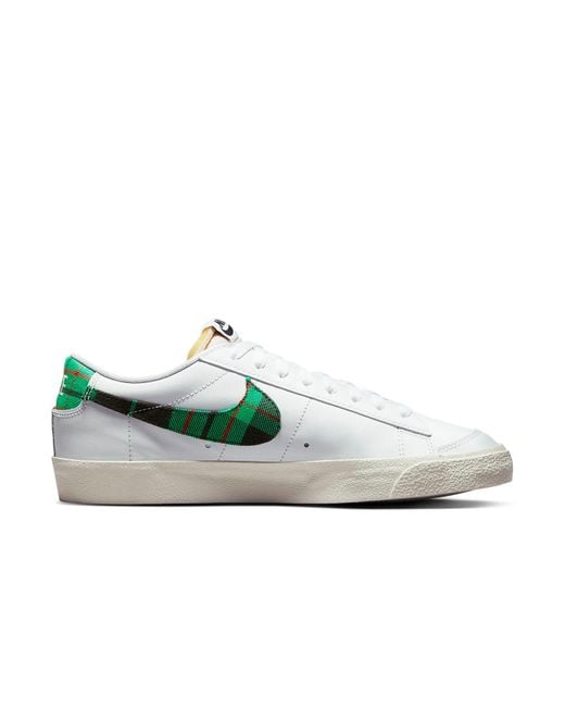 Nike White Blazer Low '77 Premium 'Tartan Plaid' for men