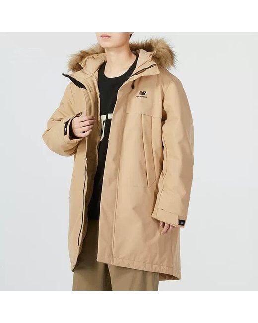 New Balance Natural Long Puff Down Jacket for men