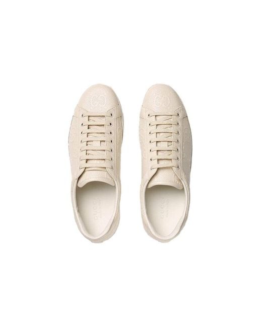 Gucci Natural Ace 'Gg Embossed for men