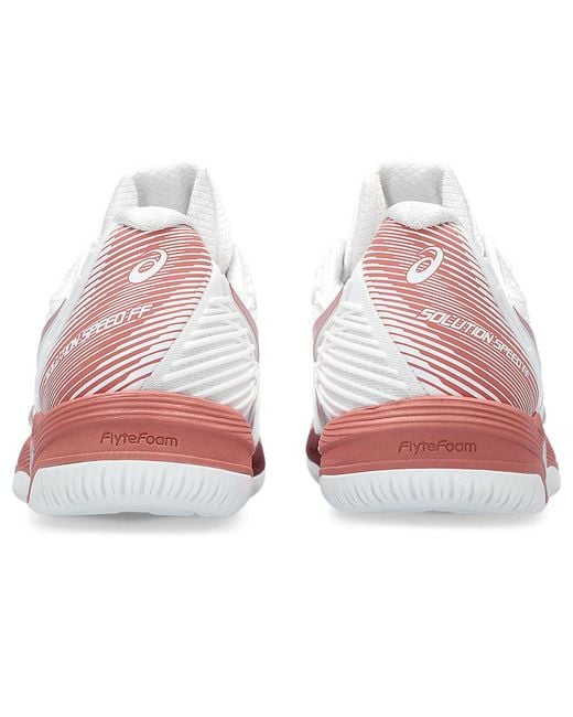 Asics White (Wmns) Solution Speed Ff 2 Light Garnet'