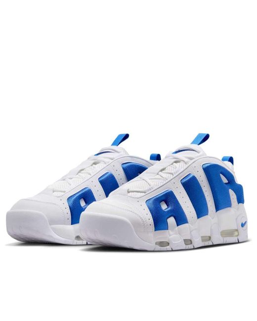 Nike Blue Air More Uptempo Low Hyper Royal' for men