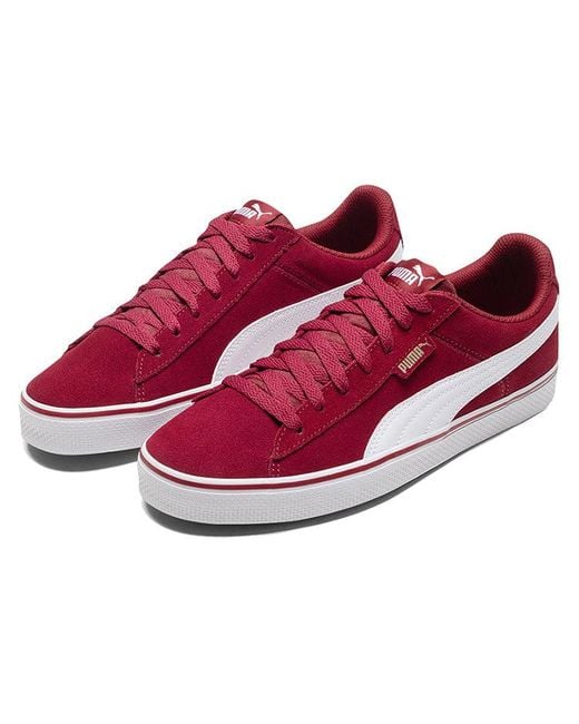 PUMA Red Vulc Retro Casual Sneakers Saffron for men