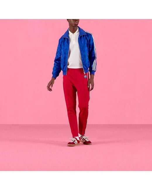 Adidas White X Gucci Cotton Piquet Polo for men