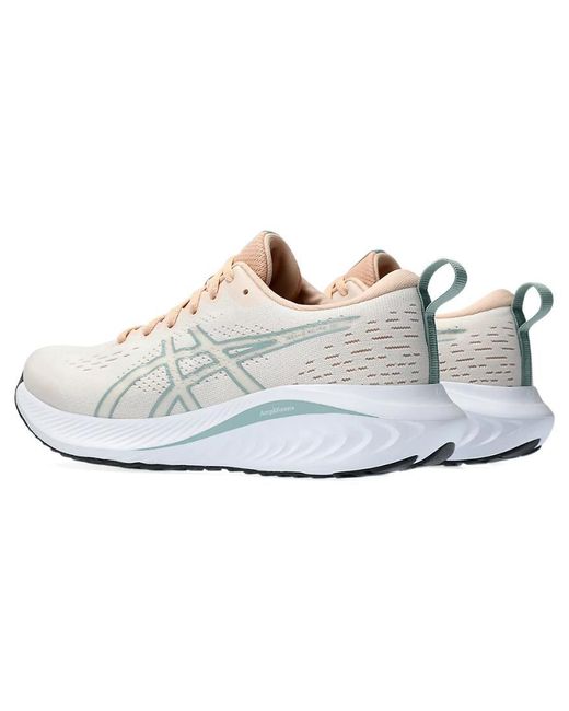 Asics White Gel-excite 10 Running Shoes