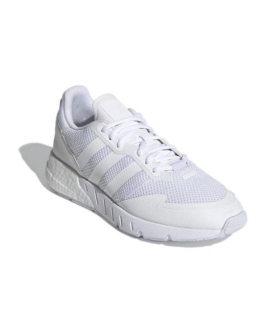 Adidas White Zx 1K Boost 'Triple' for men