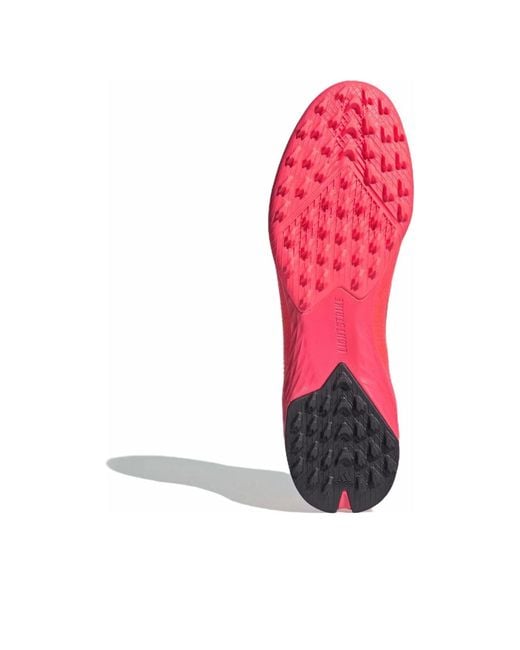 Adidas Pink F50 Pro Turf 'Turbo Aurora Platinum Metallic' for men