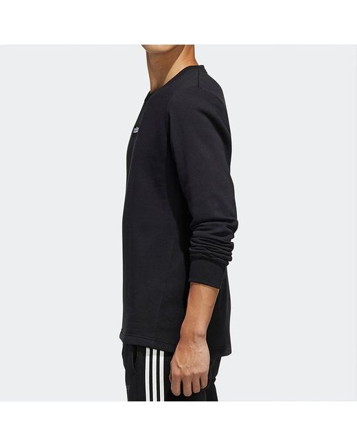 Adidas Blue Neo M C Sw Round Neck Fleece Lined Long Sleeves for men