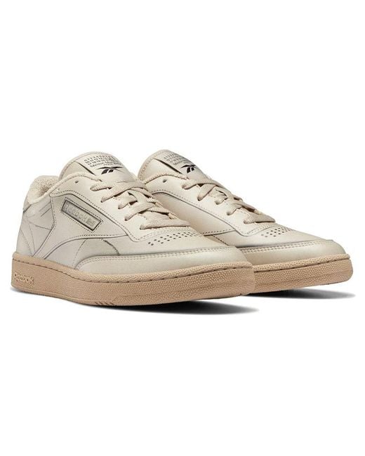 Reebok White Maison Margiela X Club C 'Tan' for men