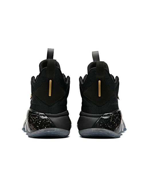 Anta Black Mid Top Basketball Shoes for men