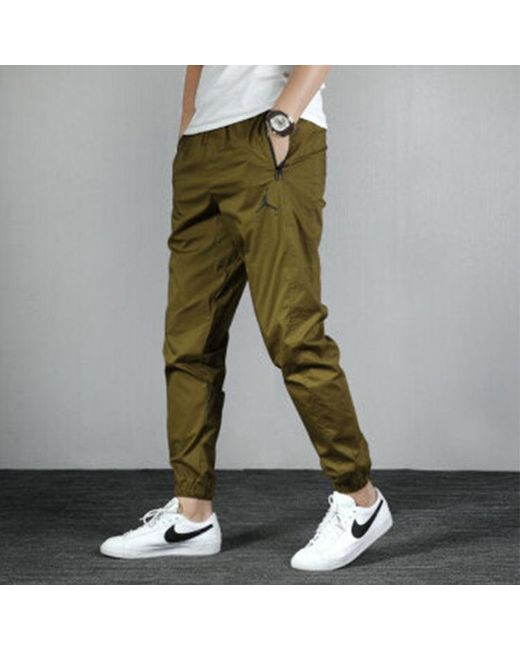 Nike Green Jumpman Casual Woven Sports Pants for men