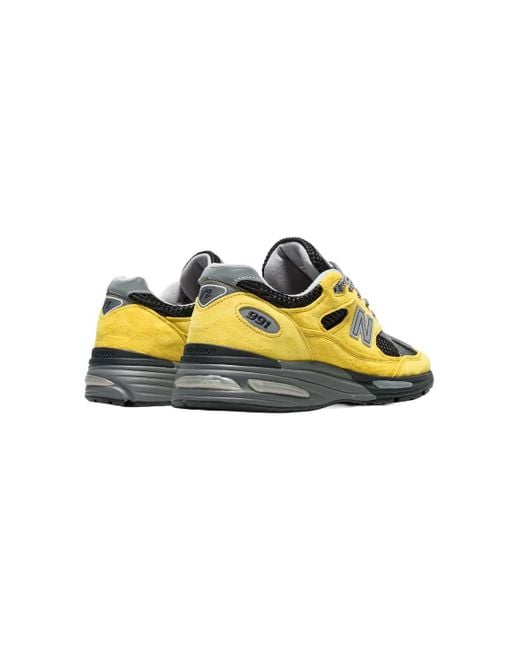 New Balance Yellow 991V2 Made for men