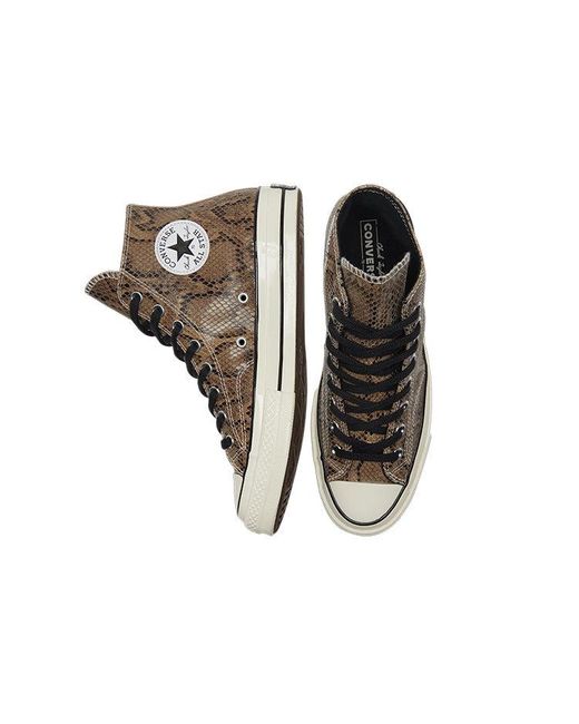 Converse Brown Chuck 70 High 'Snakeskin' for men