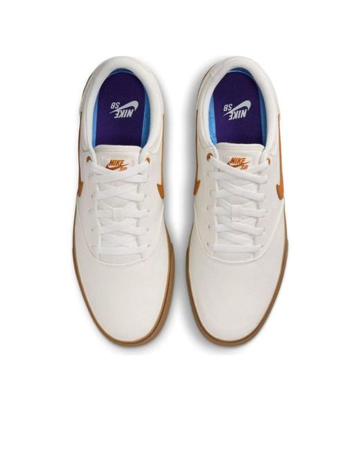 Nike White Sb Chron 2 Canvas 'Summit Gum' for men