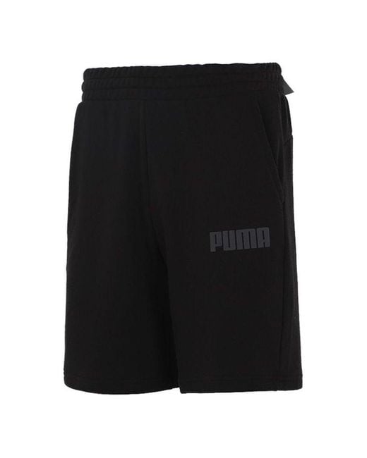 PUMA Black Modern Basics Sweat Shorts 9" for men