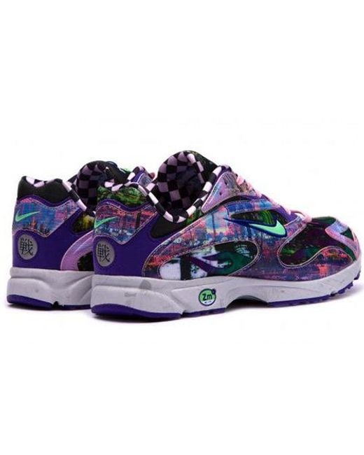 Nike Multicolor Zoom Streak Spectrum Plus Premium Court Purple/ Lt Poison Green for men
