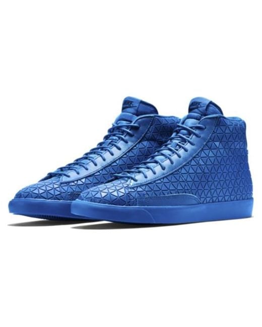 Nike Blue Blazer Mid Metric Qs Shoes
