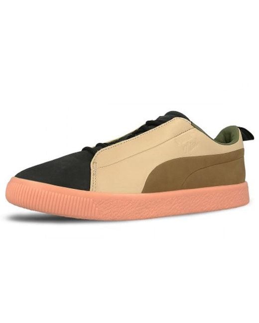 PUMA Brown Naturel X Clyde Fshn 'Glow for men