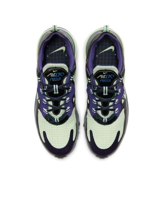 Nike Blue Air Max 270 React 'Future Swoosh' for men