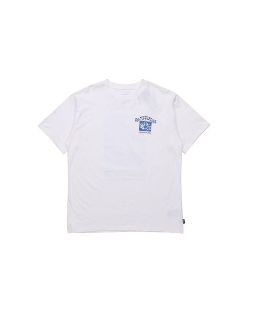 Adidas Blue Originals Bk Tee Back Printing Sports Round Neck Short Sleeve for men
