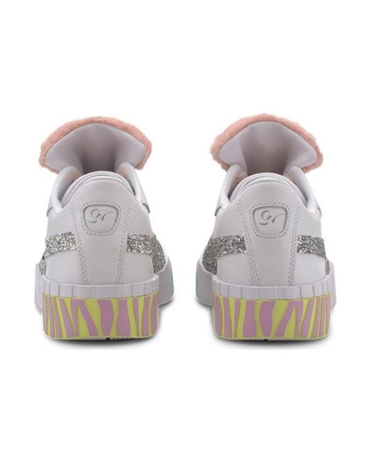 PUMA White (Wmns) Cali Fur X Sophia Webster