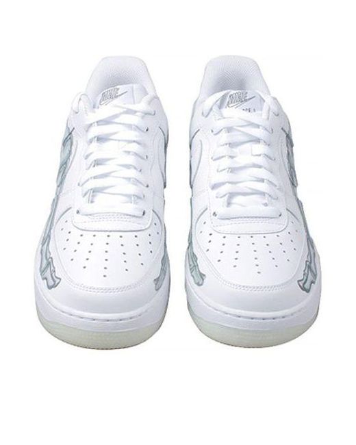 Nike White Air Force 1 Low Qs 'Skeleton' for men