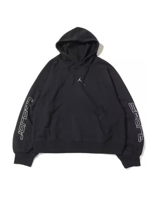 Nike Black (Wmns) Sport Graphic Fleece Hoodie Asia Sizing