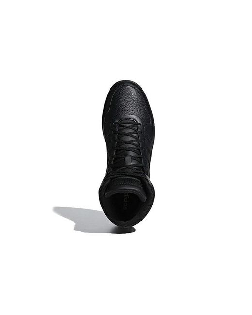 Adidas Black Hoops 2.0 Mid for men