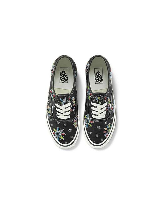 Vans Black Authentic 44 Dx 'Paisley for men