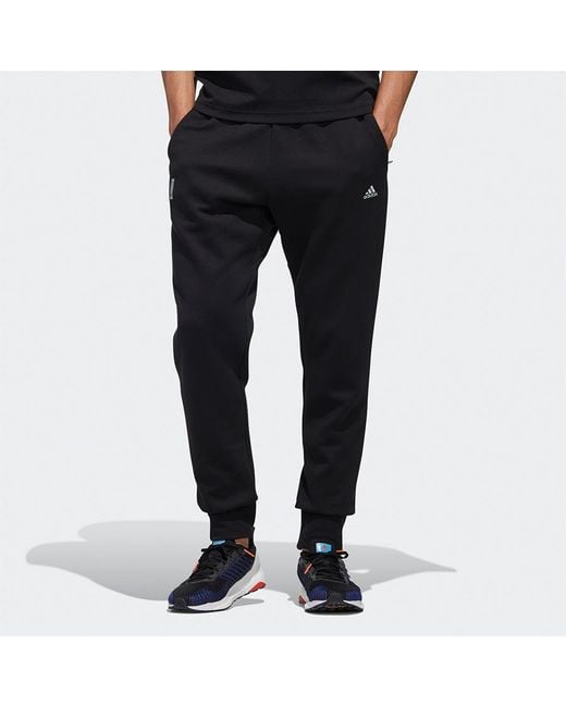Adidas Black Wj Pnt Swt Stylish Sports Pants/Trousers/Joggers for men