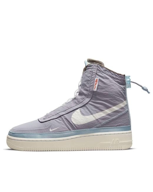 Nike Blue (Wmns) Air Force 1 Shell 'Provence Fan'