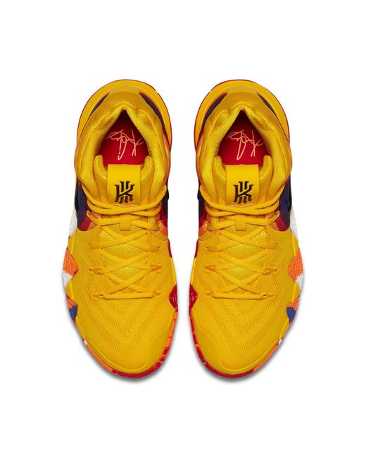 Nike Yellow Kyrie 4 '70S' for men