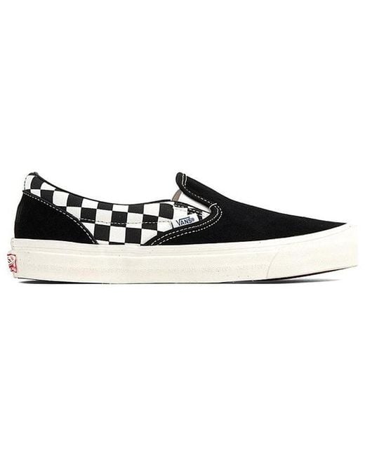 Vans Black Modernica X Og Classic Slip-On Lx 'Checkerboard' for men
