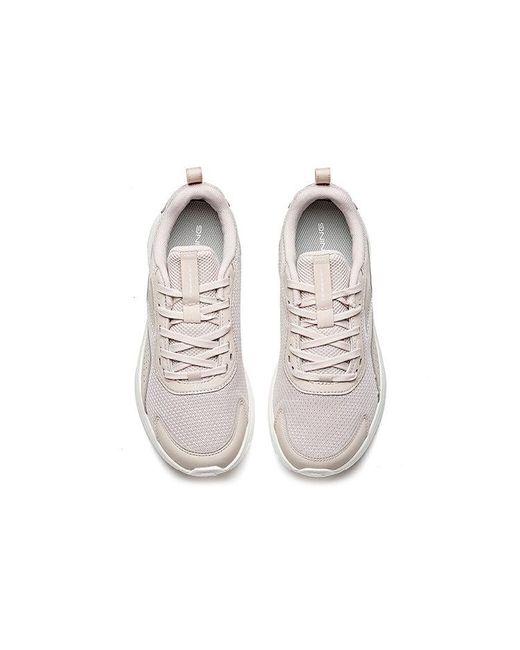 Anta White (Wmns) Running Series Sneakers Hydro 'Lotus'