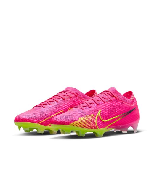 Nike Pink Zoom Mercurial Vapor 15 Elite Fg 'Luminous Pack' for men