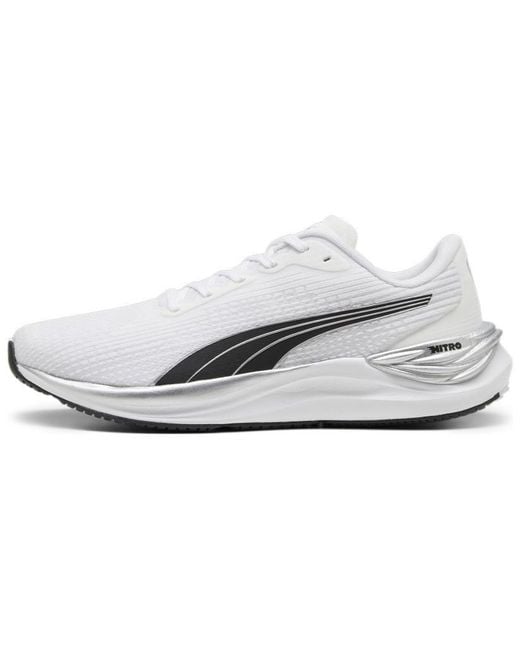 PUMA White Electrify Nitro 3 for men