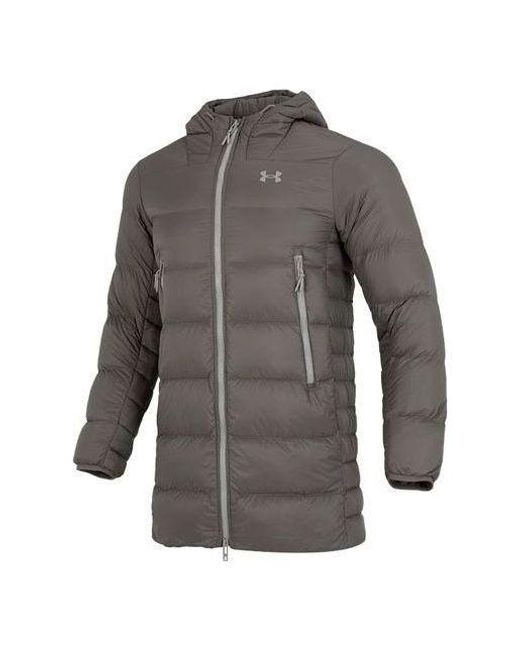 Under Armour Gray Storm Down Parka for men