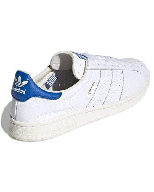 Adidas White Originals Earlham Cozy Wear-Resistant Skate Shoes for men