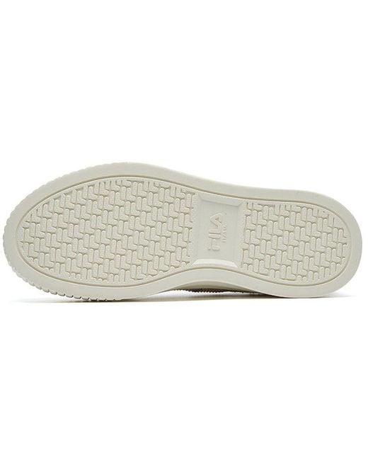 Fila White (Wmns) Fashion Court Low-Top Sneakers Creamy