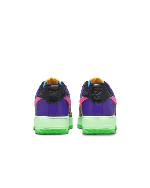 Nike Blue X Undefeated Air Force 1 Low 'Multi-Patent Prime' for men