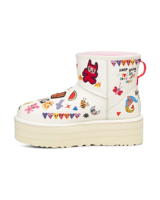 Ugg Metallic (Wmns) Classic Mini Boot 'Humberto Cruz Pop Sketch'