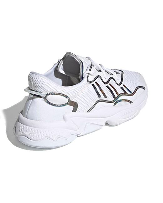 Adidas White Ozweego Iridescent' for men