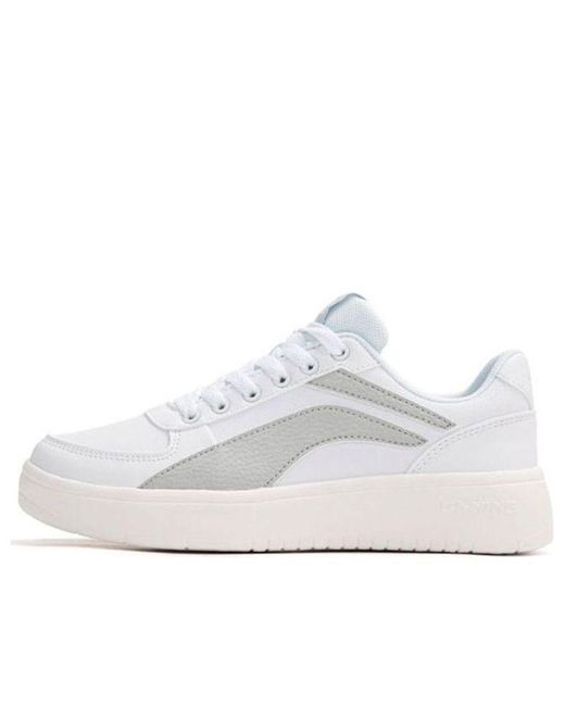 Li-ning White Casual Sneakers Low '' for men