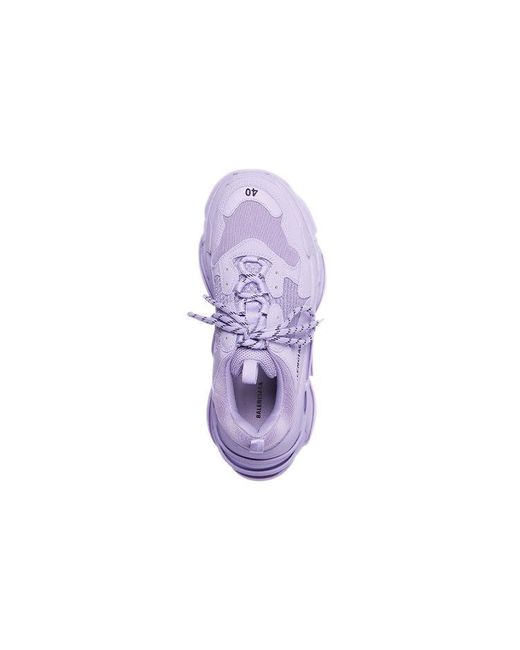 Balenciaga Purple (Wmns) Triple S Sneakers