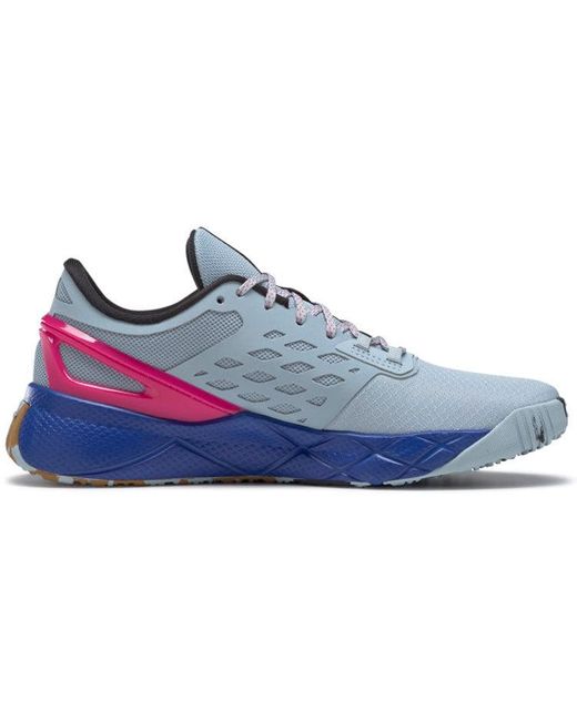 Reebok Blue Nanoflex Tr 'gable Grey Pursuit Pink'